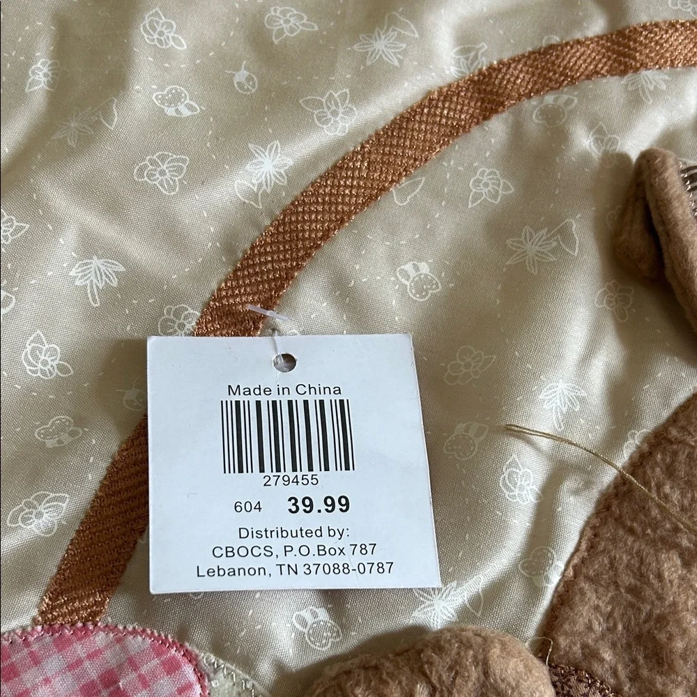 Easter Themed Brown and Tan Quilt